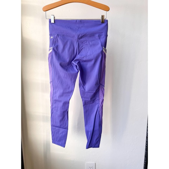 FABLETICS Women's Purple High Rise Mess Side Pockets 7/8 Length Leggings sz XS - Picture 7 of 8